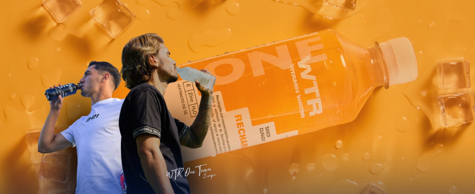 WTR ONE athletes and vitamin drinks